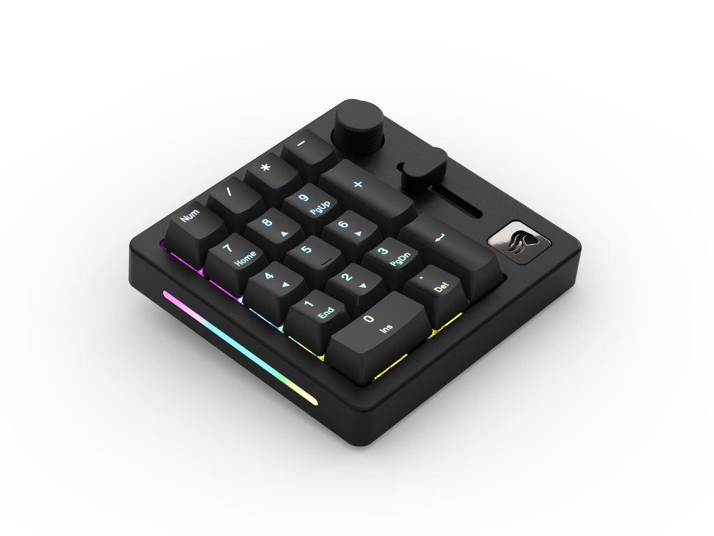 Glorious GMMK vezeték nélküli numerikus billentyűzet fekete (GLO-GMMK-NP-FOX-B)
