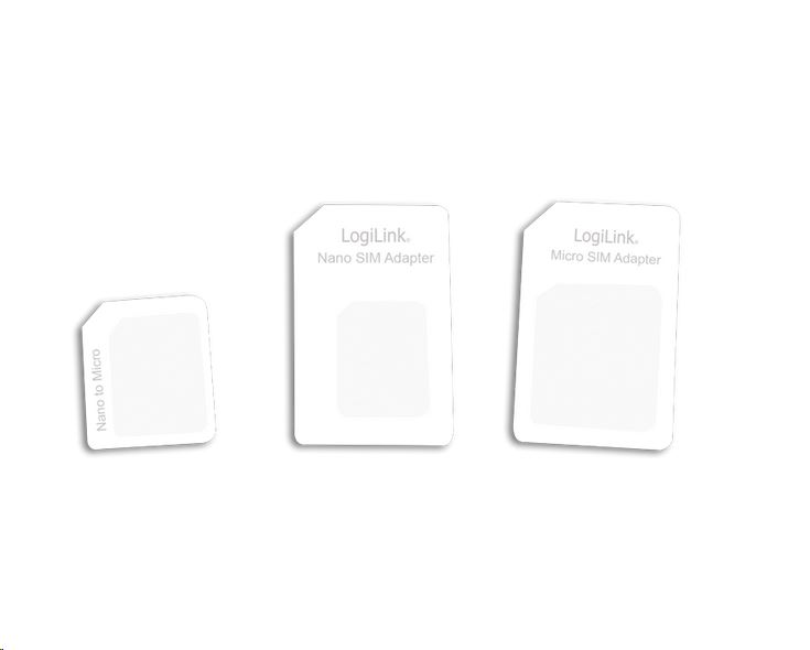 LogiLink normál-micro-nano SIM adapter (AA0047) LogiLink normál-micro-nano SIM adapter (AA0047)