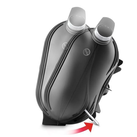 DeLonghi HFS30C24.DG Capsule Hobby ventilátoros fűtőberendezés fekete