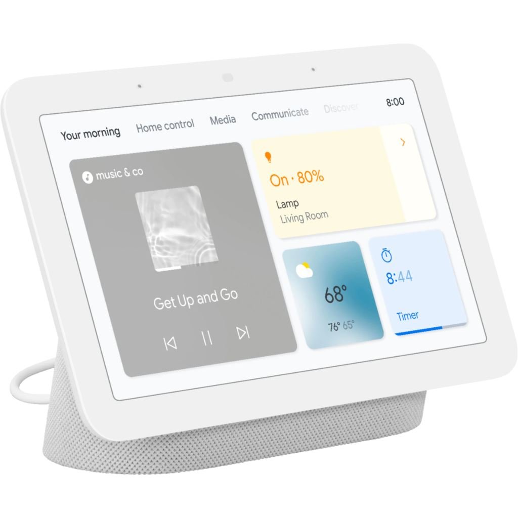 Google Nest HUB 2 okosotthon hangasszisztens fehér (GA01331)