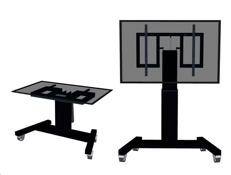 Newstar PLASMA-M2500TBLACK kerekes dönthető TV tartó állvány 42-100" 150 kg fekete Newstar PLASMA-M2500TBLACK kerekes dönthető TV tartó állvány 42-100" 150 kg fekete