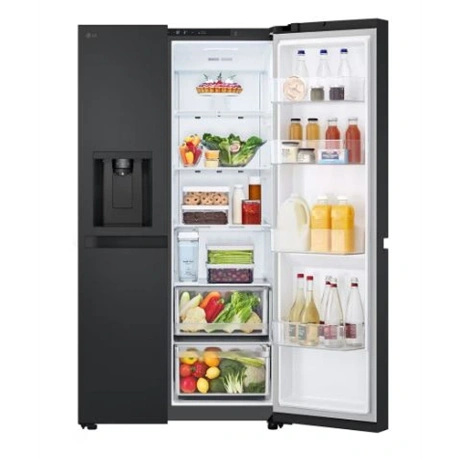 Lg GSLC41EPPE Side by Side hűtőszekrény Fekete - E energiaosztály