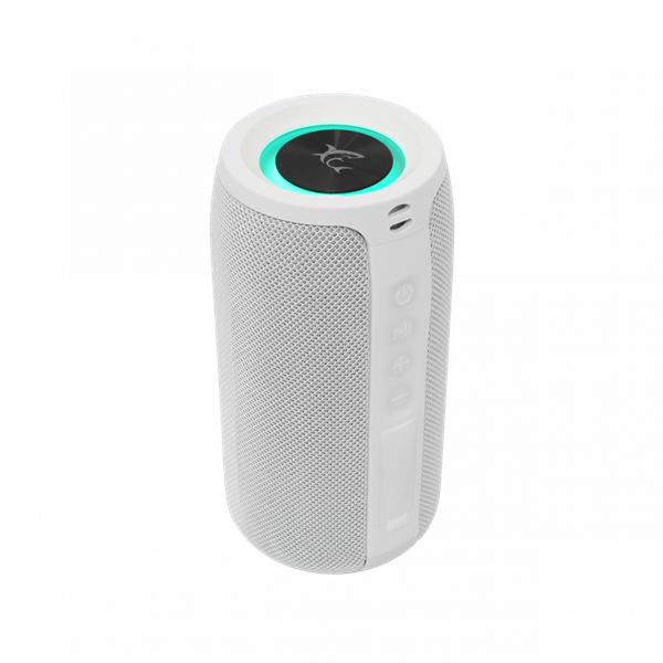 White Shark CONGA Bluetooth Hangszóró, 10 W, BT 5.0, Fehér White Shark CONGA Bluetooth Hangszóró, 10 W, BT 5.0, Fehér