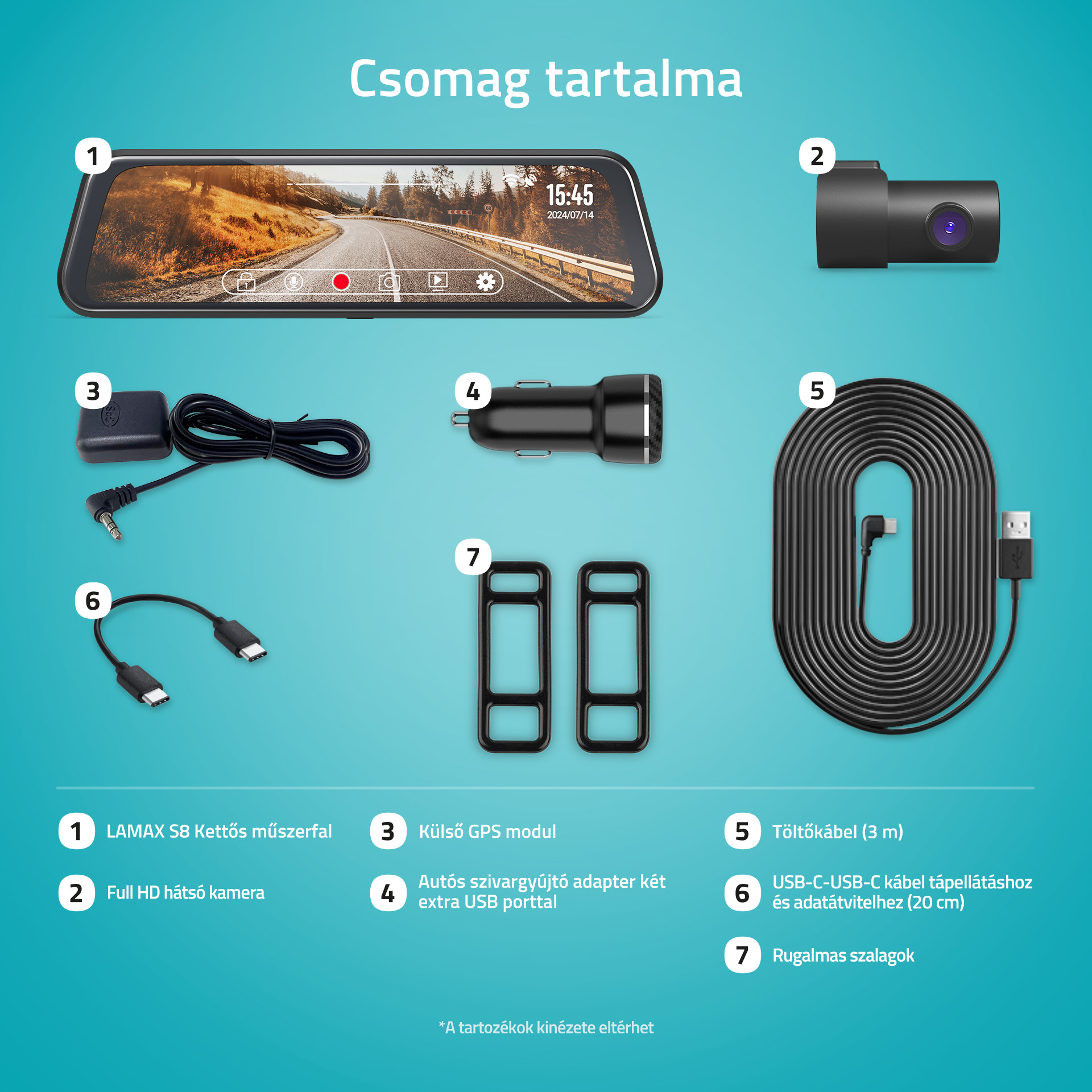 LAMAX S8 Dual Autóskamera