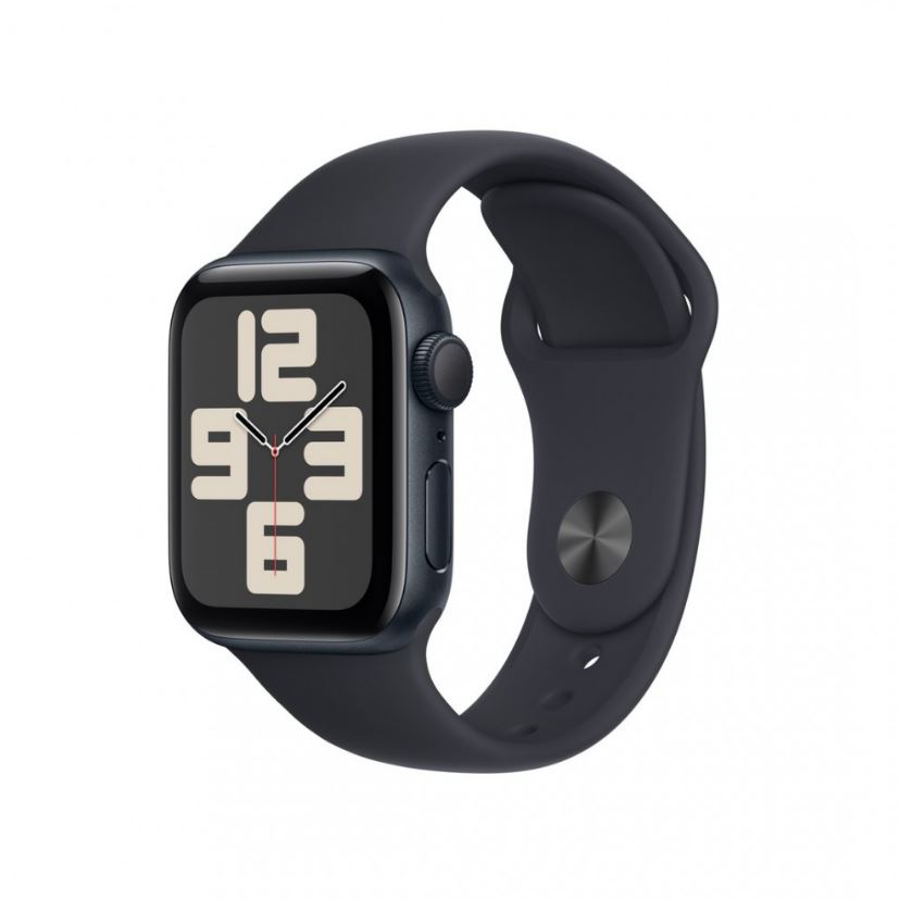 Apple Watch SE3 40mm fekete aluminiumtok,fekete sport szíj (APPLE-MR9Y3QH-A) Apple Watch SE3 40mm fekete aluminiumtok,fekete sport szíj (APPLE-MR9Y3QH-A)