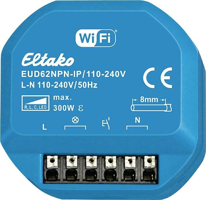 Eltako EUD62NPN-IP/110-240V süllyesztett fényerőszabályzó (30062002) Eltako EUD62NPN-IP/110-240V süllyesztett fényerőszabályzó (30062002)