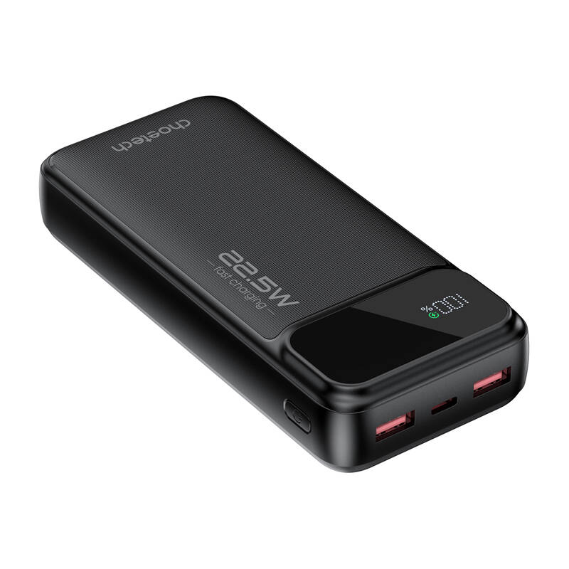 Choetech  B729 20000mAh 22.5W PD Powerbank Fekete