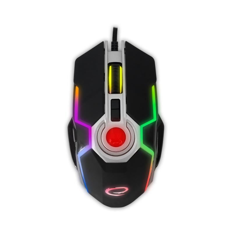 Esperanza EGM701 Mangora optikai Gaming egér fekete-szürke Esperanza EGM701 Mangora optikai Gaming egér fekete-szürke