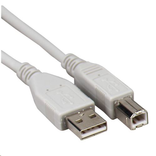M-Cab USB A -> USB B kábel szürke (7001091)