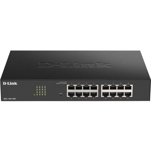 D-Link  DGS-1100-16V2/E 16 portos menedzselhető Ethernet Switch  
