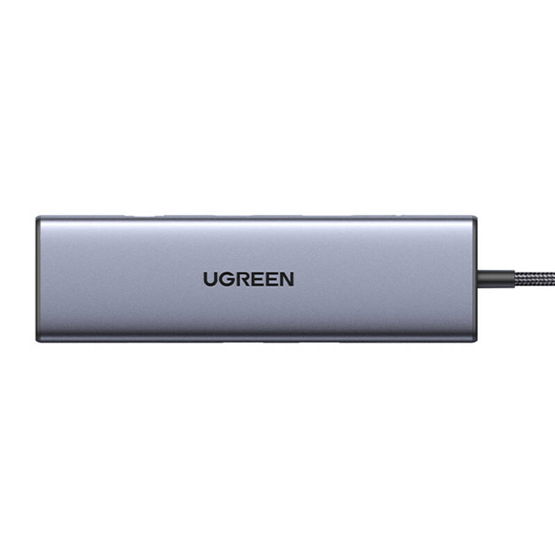 10-in-1 Adapter UGREEN CM498 USB-C to 3x USB-A 3.0, HDMI, VGA, RJ45, SD/TF, AUX3.5mm, PD