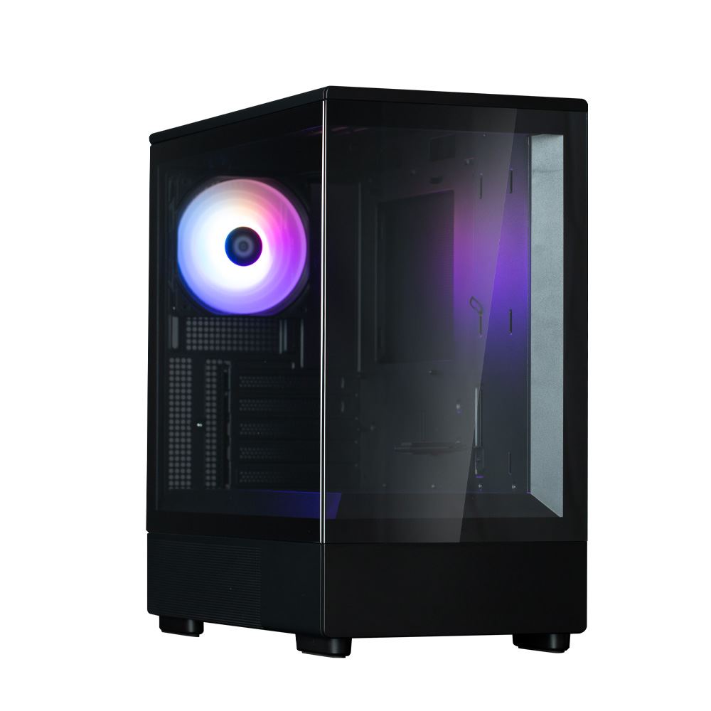 Zalman P10 táp nélküli ablakos mATX ház fekete Zalman P10 táp nélküli ablakos mATX ház fekete