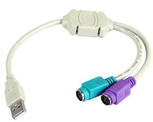 USB --> 2x PS/2 átalakító