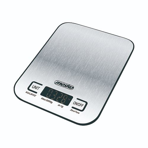 Mesko MS3169B digitális konyhai mérleg inox-fekete