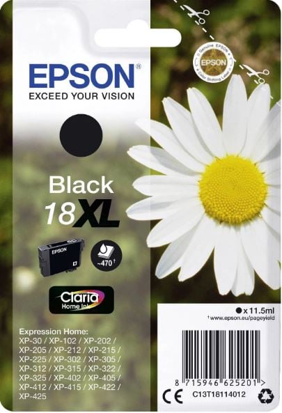 Epson C13T18114012 tintapatron fekete Eredeti