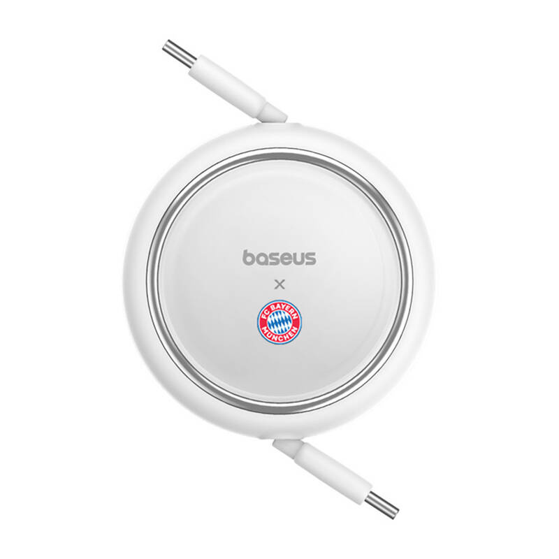Baseus USB-C-USB-C 100W töltőkábel Fehér  Bayern Edition