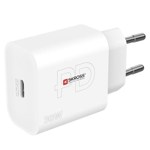 SKROSS USB-C hálózati töltő 30W fehér (SKCH000430WPDEUCN)