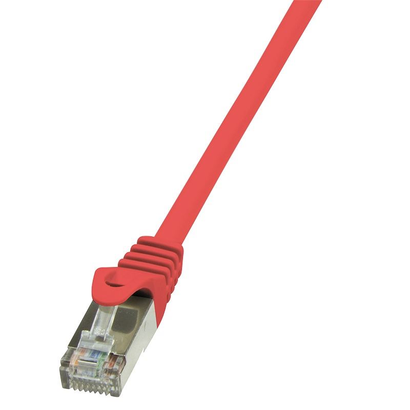 LogiLink F/UTP patch kábel Cat.5e 0.5m piros (CP1024S) LogiLink F/UTP patch kábel Cat.5e 0.5m piros (CP1024S)