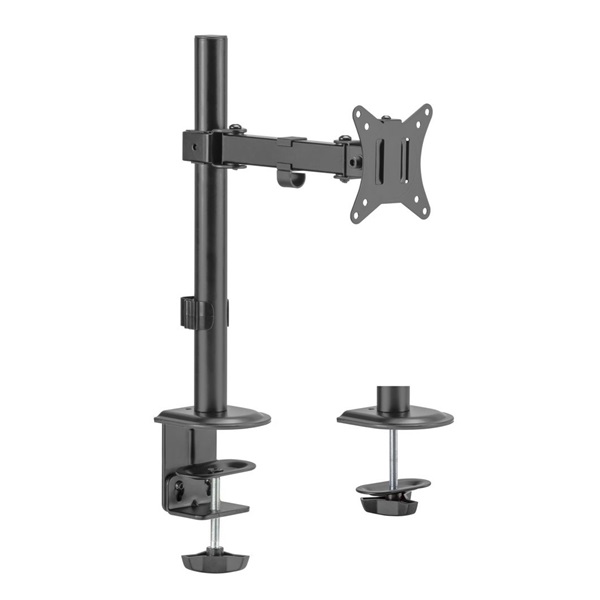 Equip Monitor Asztali konzol - 650156 (17"-32", 1 monitor, dönthető, forgatható, állítható magasság, Max.: 9kg, fekete) Equip Monitor Asztali konzol - 650156 (17"-32", 1 monitor, dönthető, forgatható, állítható magasság, Max.: 9kg, fekete)