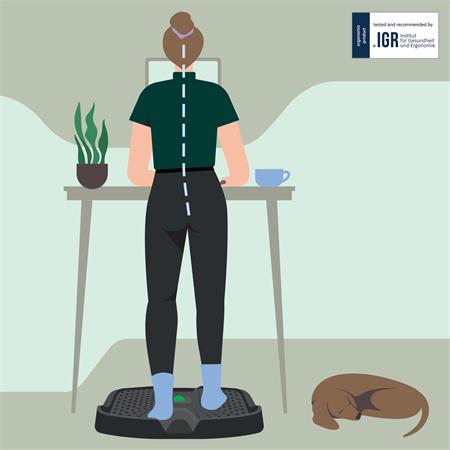 LEITZ Ergo Active ergonómiai Álláskönnyítő szőnyeg