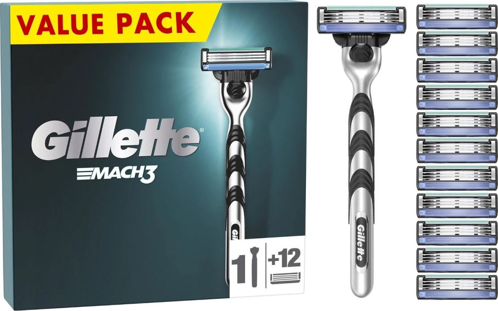 Gillette Mach3 + 12 db borotvabetét