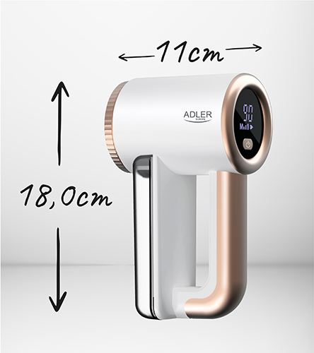 Adler AD 9617 textilborotva LCD kijelzővel Adler AD 9617 textilborotva LCD kijelzővel