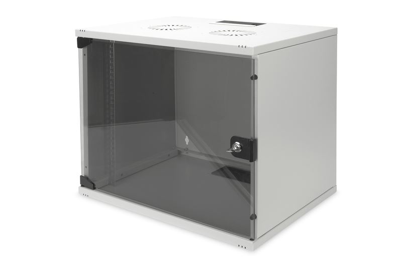 Digitus 9U 19" fali rackszekrény lapraszerelt szürke (DN-19 09-U-S-1) Digitus 9U 19" fali rackszekrény lapraszerelt szürke (DN-19 09-U-S-1)