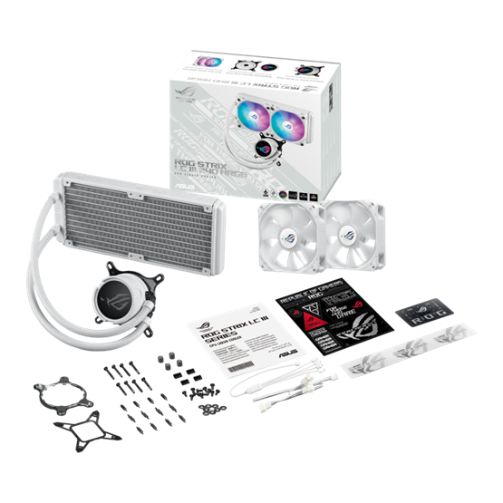  ASUS ROG STRIX LC III 240   ARGB WHT  Vízhűtés
