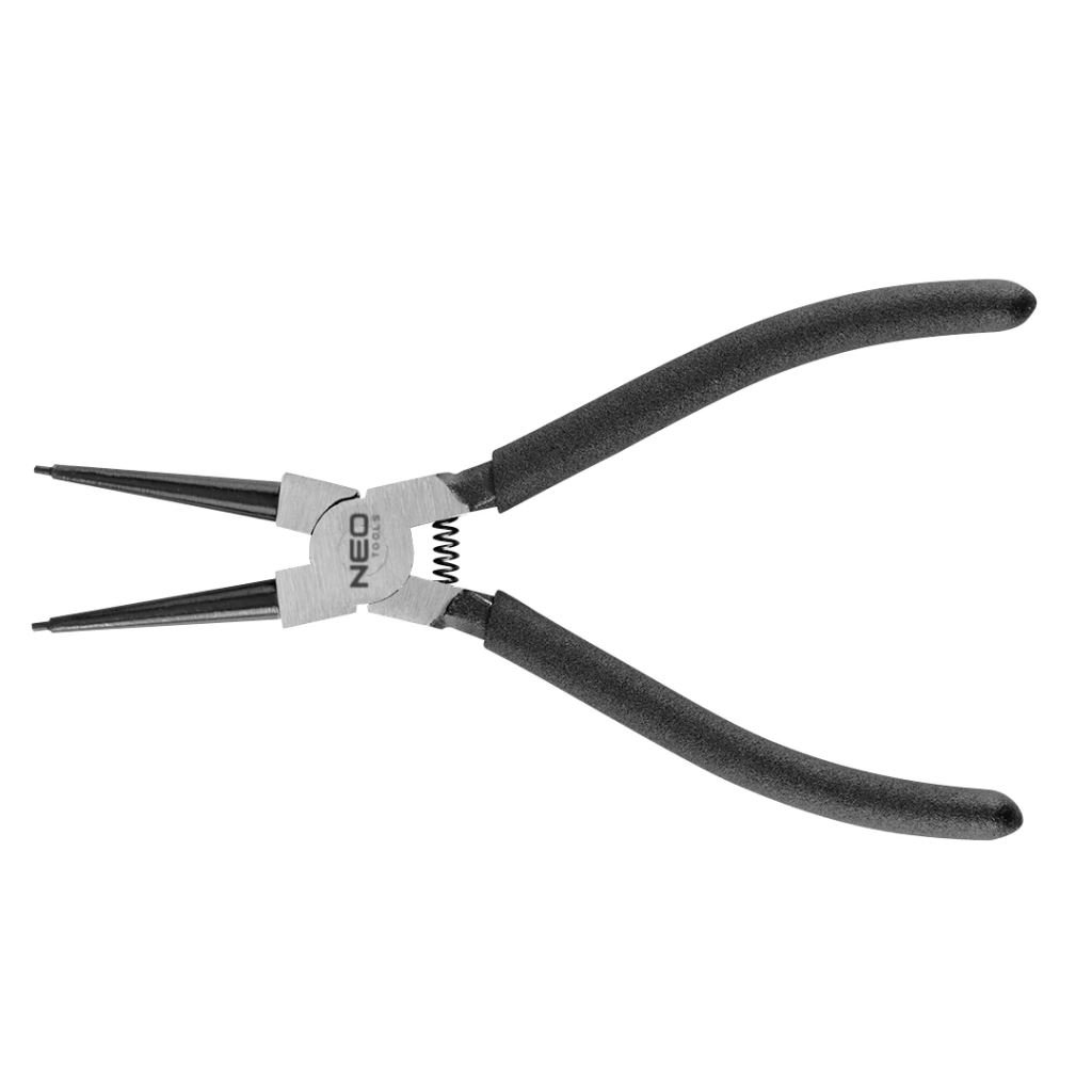 NEO Tools zégergyűrű fogó 180mm, belső, egyenes, CrMo, 10-25mm, csúcs diameter 1,5-2,0mm (01-088)