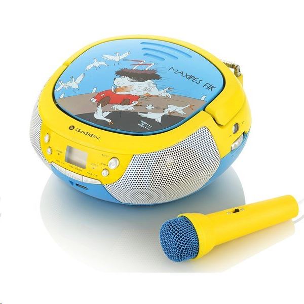 GOGEN MAXIPREHRAVACB gyermek rádió CD/MP3/USB funkcióval kék-sárga