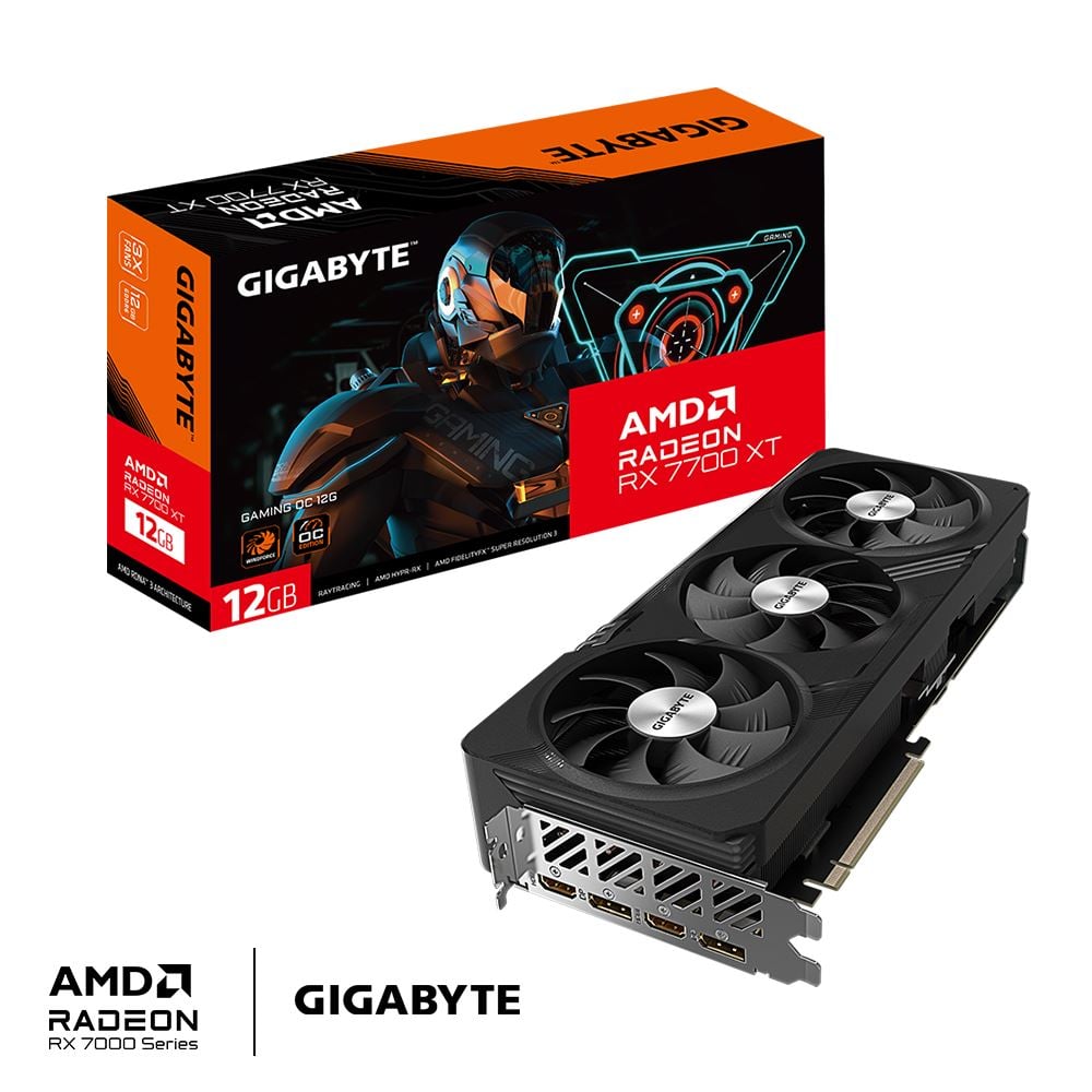 Gigabyte RX7700 XT GAMING OC 12G Videókártya Gigabyte RX7700 XT GAMING OC 12G Videókártya
