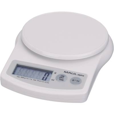 Digitális asztali mérleg, levélmérleg (max.) 5 kg/1 g Maul MAULalpha 1645002 Digitális asztali mérleg, levélmérleg (max.) 5 kg/1 g Maul MAULalpha 1645002