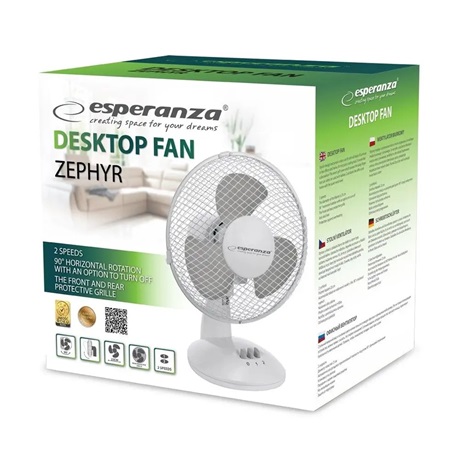 Esperanza EHF004WE VENTILÁTOR ASZTALI 23 CM