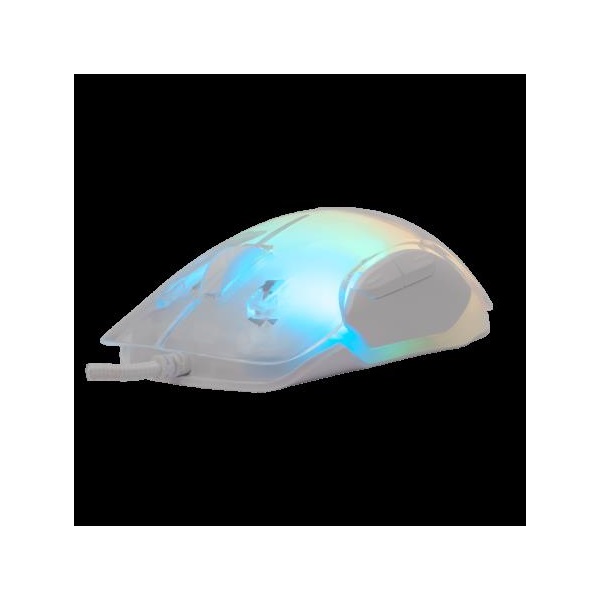 WHITE SHARK MORDRED-W WS GM-5017W   7D / 12000 dpi  RGB Gamer egér Fehér