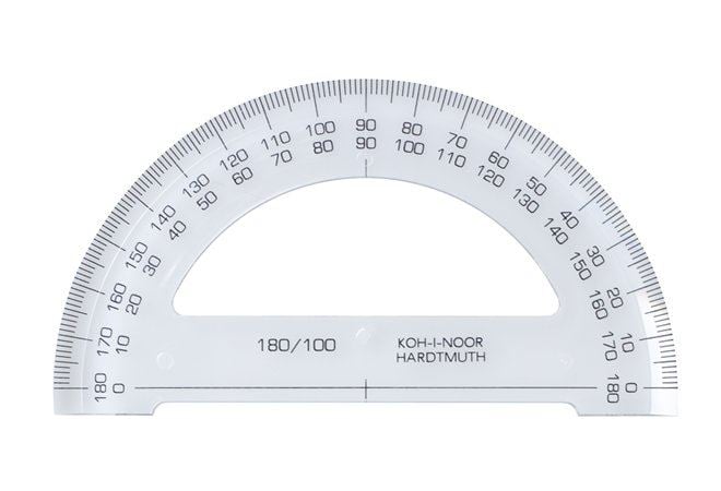 KOH-I-NOOR műanyag szögmérő (7250066000 / TKOH746168) KOH-I-NOOR műanyag szögmérő (7250066000 / TKOH746168)
