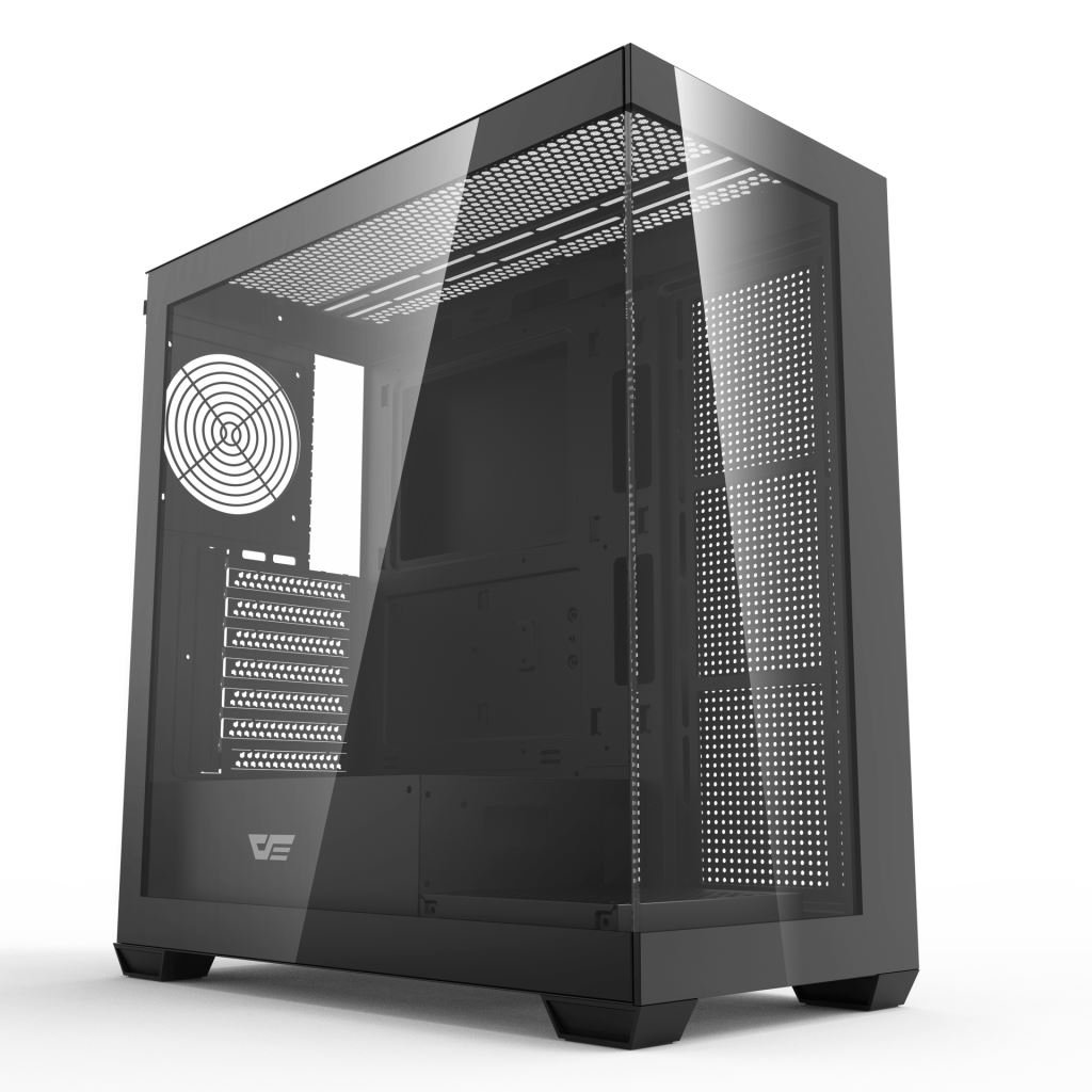 DarkFlash DS900 táp nélküli ablakos ház fekete DarkFlash DS900 táp nélküli ablakos ház fekete