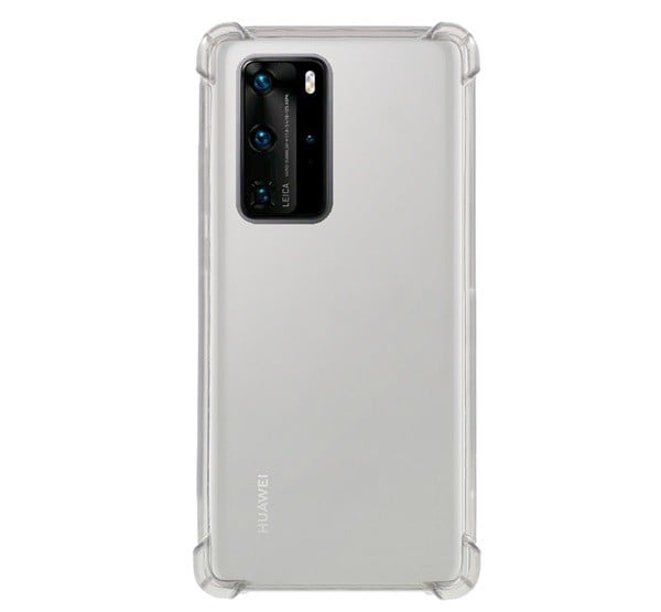 Szilikon telefonvédő (közepesen ütésálló, légpárnás sarok) ÁTLÁTSZÓ [Huawei P40 Pro 5G]