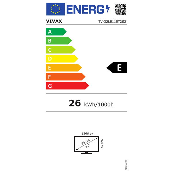 Vivax 32" 32LE115T2S2 HD Ready LED TV Vivax 32" 32LE115T2S2 HD Ready LED TV