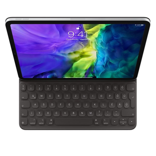 Apple iPad Pro 11" (2. gen) Smart Keyboard Folio magyar kiosztással fekete  (MXNK2MG/A)