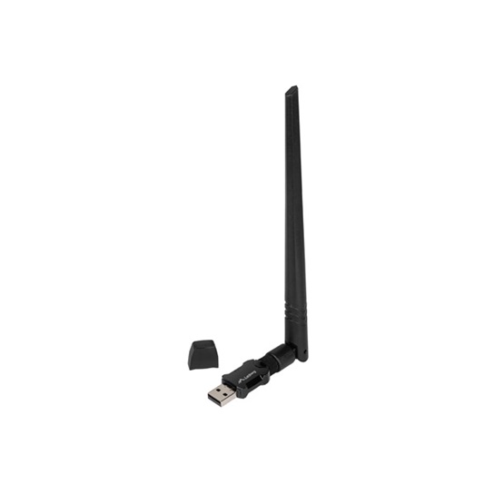 Lanberg Wi-Fi 6 Dual Band vezeték nélküli USB hálózati adapter külső antennával