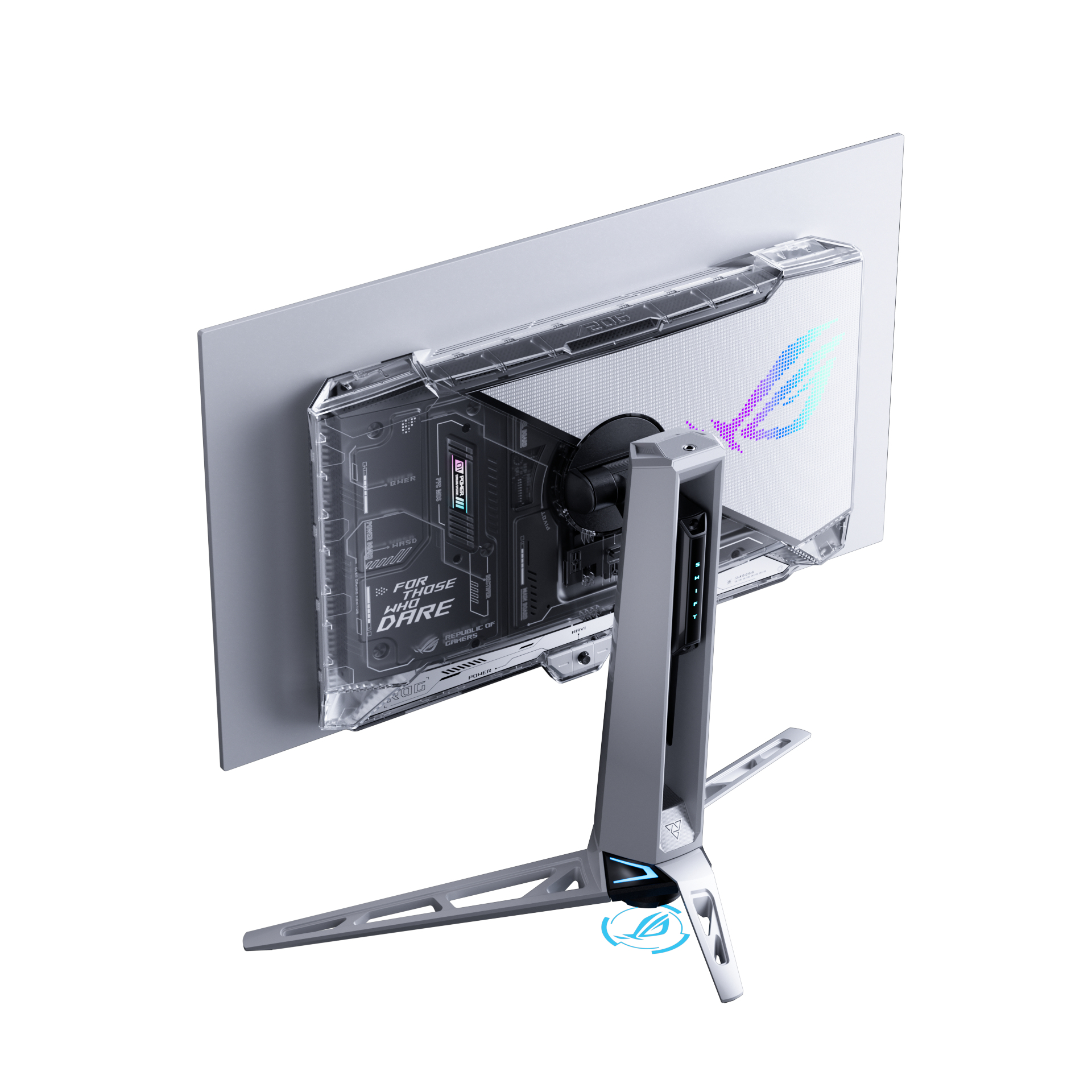 Asus 26,5" ROG Swift PG27AQWP-W Monitor - 2560x1440, QHD, OLED, 540Hz, 0,02ms, FreeSync, G-Sync, Pivot, RGB, Gamer, Szürke