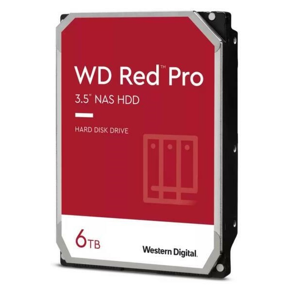 WESTERN DIGITAL 3.5" HDD SATA-III 6TB 7200rpm 256MB Cache  RED Pro