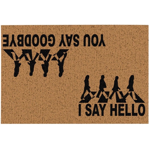 IRIS KT-291 HELLO-GOODBYE 50x80 cm-es lábtörlő IRIS KT-291 HELLO-GOODBYE 50x80 cm-es lábtörlő