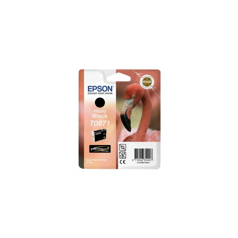  Epson T0871 C13T08714010 Patron Photo Fekete  