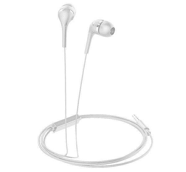 HOCO M40 fülhallgató SZTEREO (3.5mm jack, mikrofon, felvevő gomb) FEHÉR (M40_W) HOCO M40 fülhallgató SZTEREO (3.5mm jack, mikrofon, felvevő gomb) FEHÉR (M40_W)