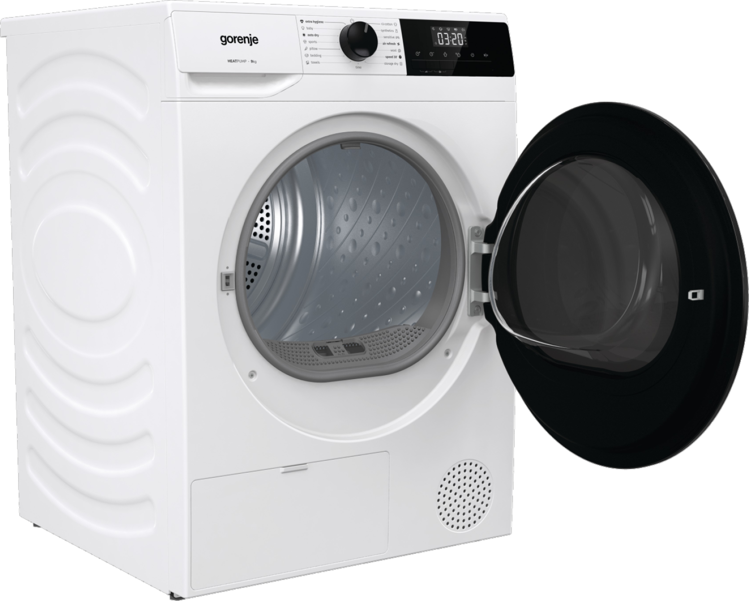 Gorenje DHNA92 Hőszivattyús szárítógép – 9 Kg, B Energiaosztály,  AutoDrain