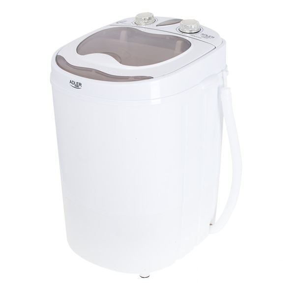 Adler AD8055 Felültöltős mini mosógép – 3 kg, 580 ford./perc, F Energiaosztály Adler AD8055 Felültöltős mini mosógép – 3 kg, 580 ford./perc, F Energiaosztály