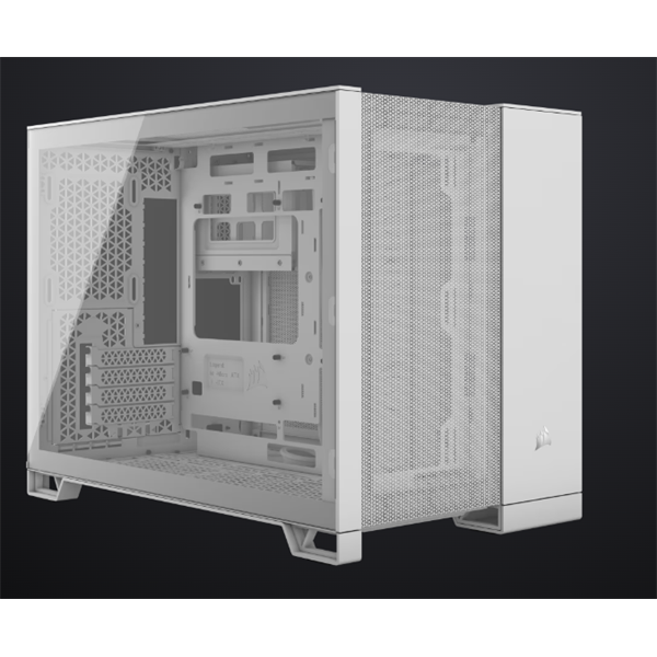 CORSAIR 2500D Airflow Tempered Glass Mid-Tower számítógépház Fehér