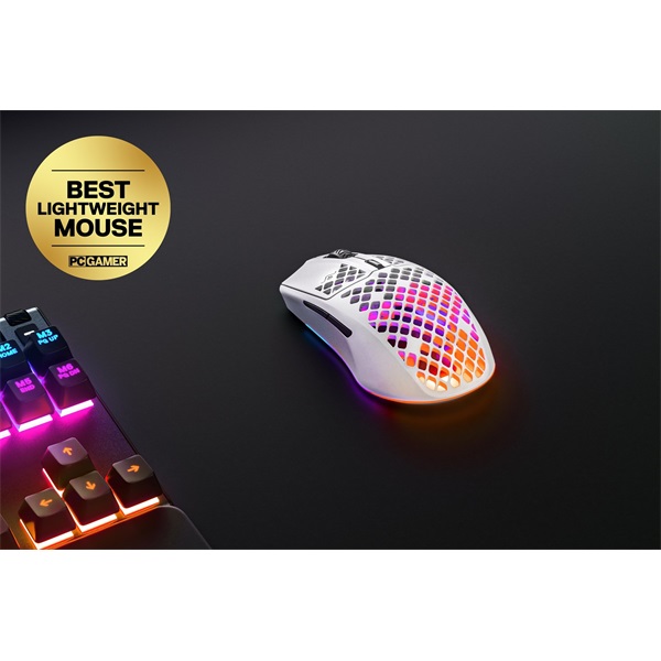 Steelseries Aerox 3 Wireless (2022) Edition Snow vezeték nélküli egér fehér (62608)