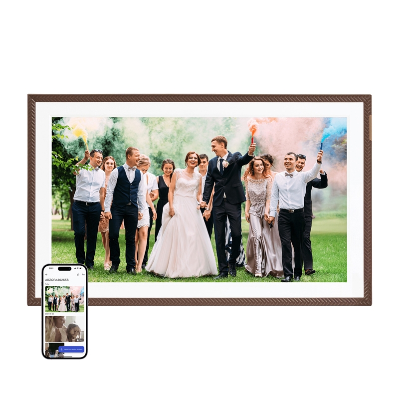 Arzopa D156 15.6" digitális képkeret Barna